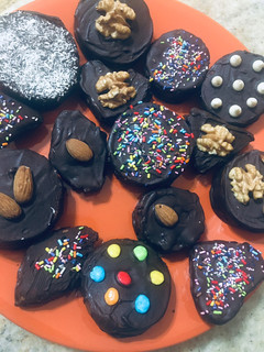 Una foto de Alfajores de chocolate Gaby