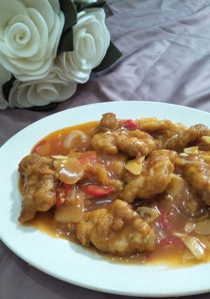Foto resep Ayam tepung saus asam manis