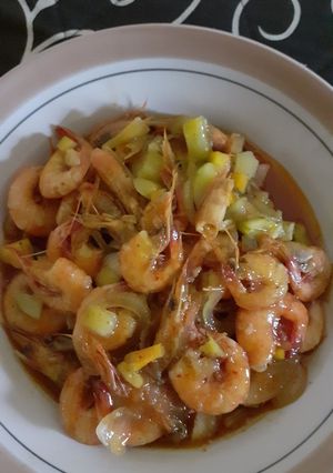 Foto resep Udang acar asam manis