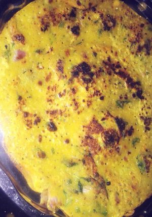 A picture of Besan chilla ❣️❣️❣️.