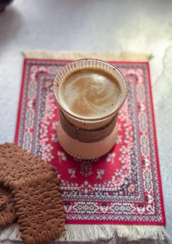 صورة لوصفة لاتيه بنكهة  العربية