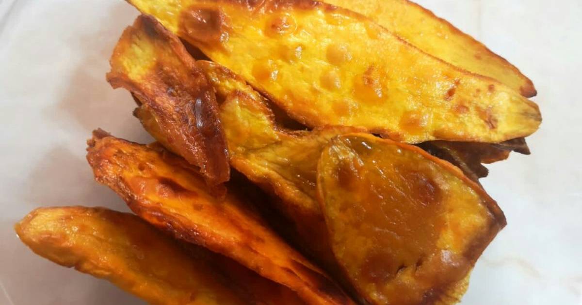 Camotes fritos Receta de Rita- Cookpad