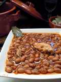 Alubias pintas con perdiz en escabeche