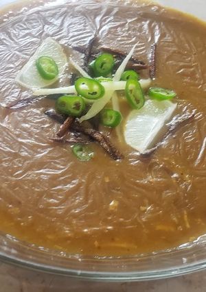 A picture of Chicken Haleem.