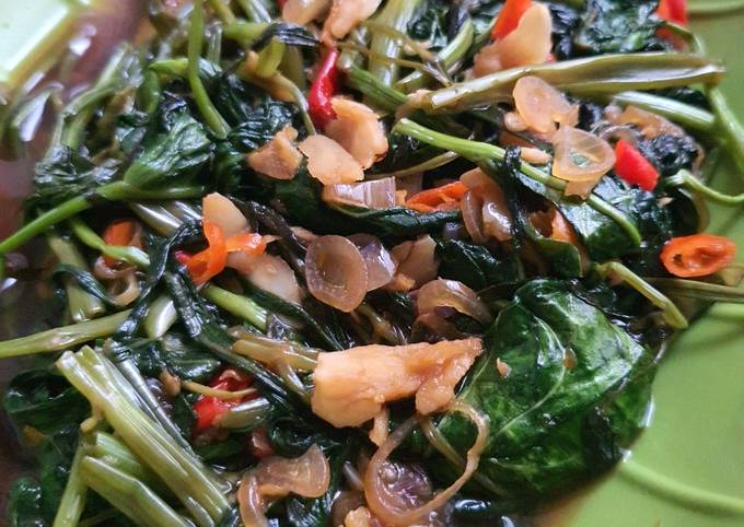 Resep Cah Kangkung Pedas, Menggugah Selera