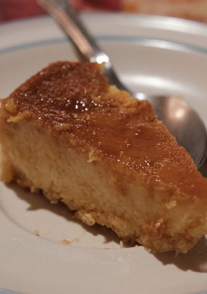 Una foto de Flan de elote