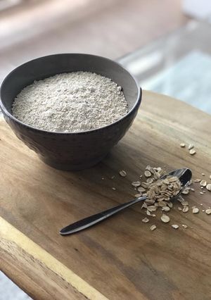 Una foto de Harina de Avena
