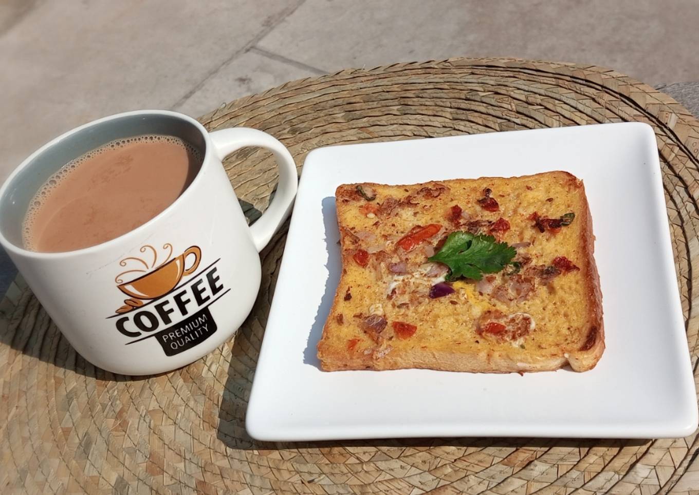 Spicy Savoury French Toast🍞🍳
