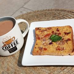 A picture of Spicy Savoury French Toast🍞🍳.