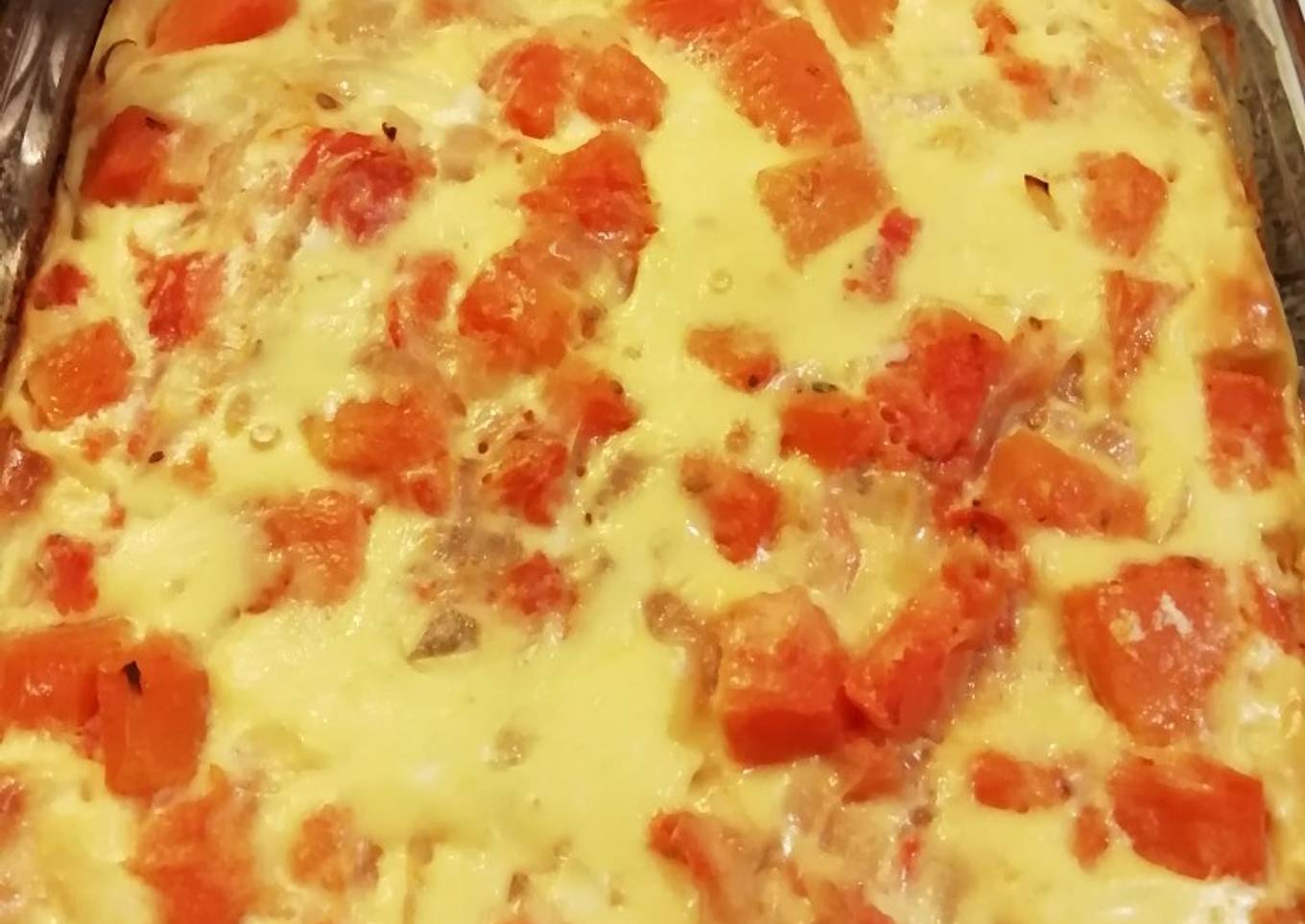 Pastel de calabaza y tomate 🍅