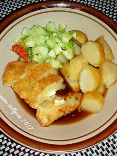 Foto resep Pempek dos (pempek tanpa ikan)