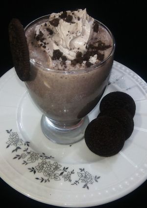 صورة لوصفة ميلك شيك الاوريو