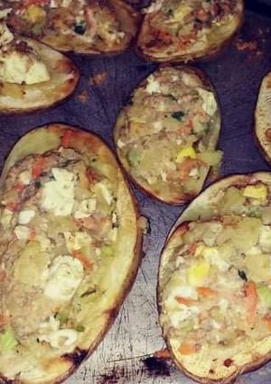 Una foto de Papas rellenas