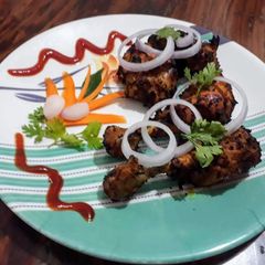 A picture of Kalmi kabab.