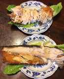 California Farm Deep Fried Trout and Sizzling Rice Soup