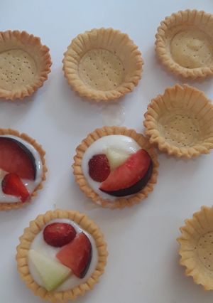 Foto resep Pie buah renyah tanpa telor