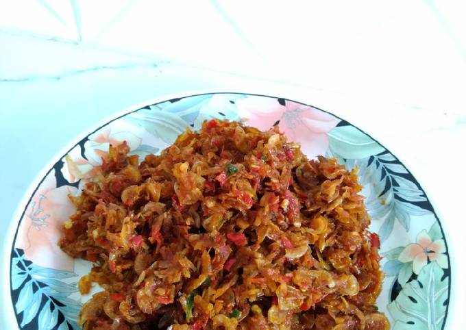 Langkah Mudah untuk Membuat Sambal terasi udang rebon (sabee) Anti Gagal