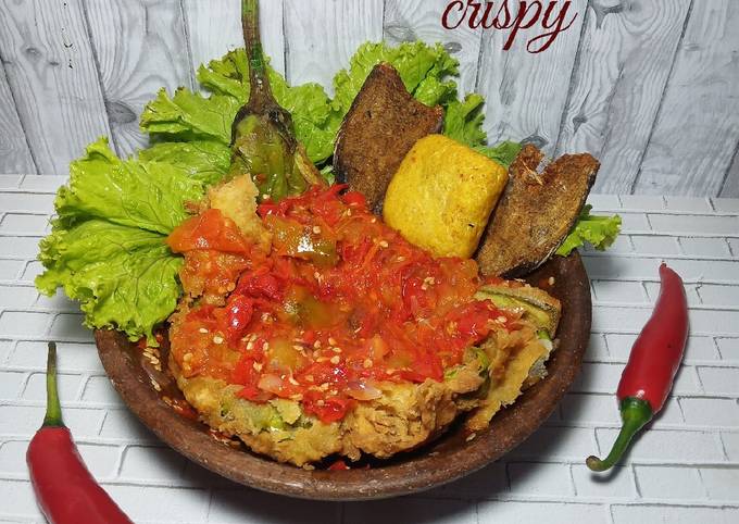 Cara Gampang Membuat Terong geprek crispy yang Enak Banget