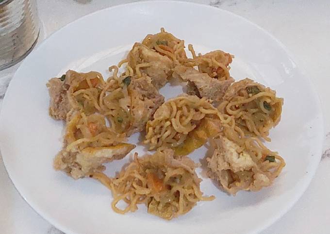 Tahu Walik Isi Mie Soto