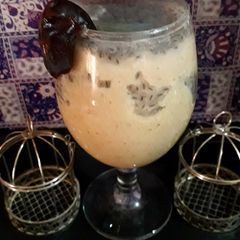 A picture of Date banana vanilla shake.