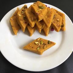 A picture of Mango coconut sweet.