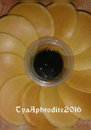 Foto resep Simple pancake siram susu coklat
