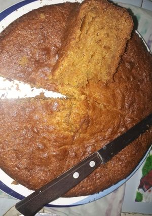 Una foto de Torta de zanahoria y queso