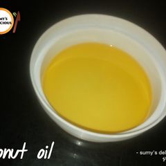 Coconut oil A picture of Coconut oil.