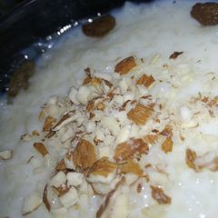 A picture of Badami kheer.