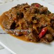 Semur ati ampela santan pedas