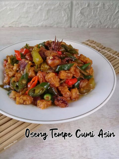 Foto resep Oseng Tempe Cumi Asin
