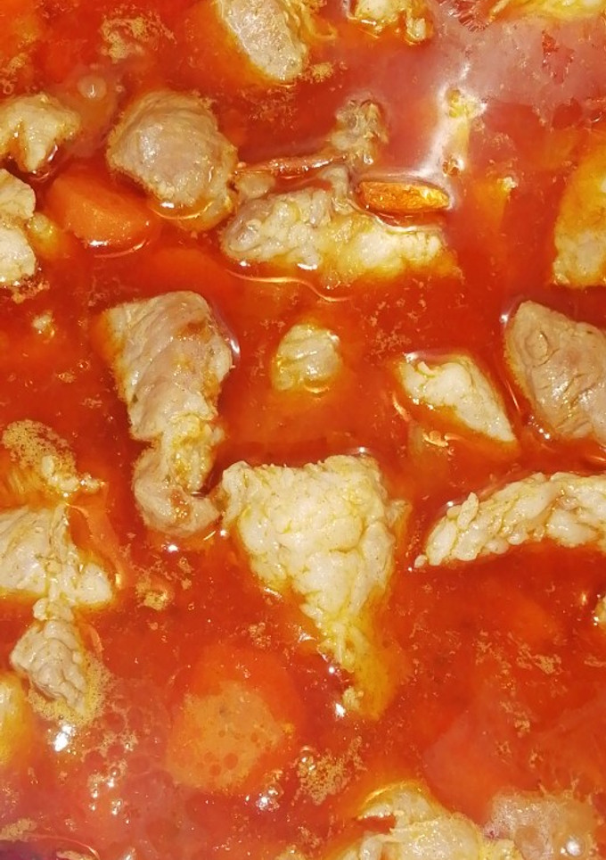 Una foto de Carne al pimentón