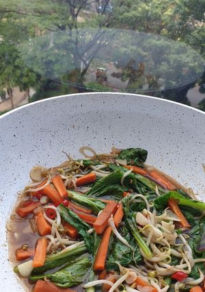 Foto resep Tumis SaToWo (sawi, touge, wortel)