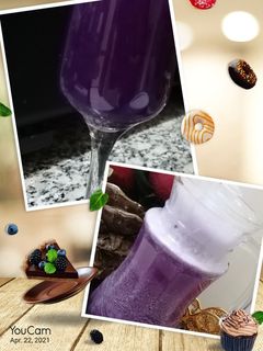 صورة لوصفة عصير كركديه واناناس 😋