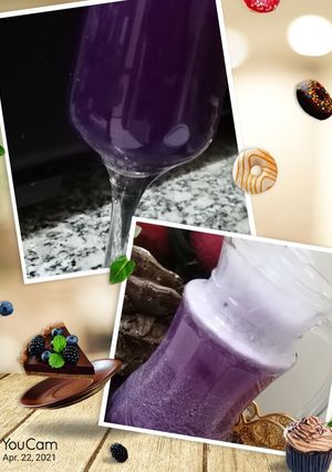 صورة لوصفة عصير كركديه واناناس 😋
