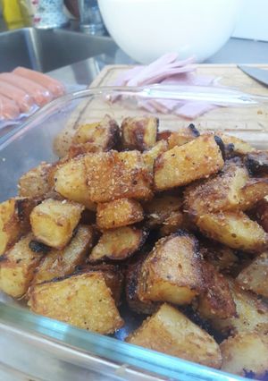 Una foto de Papas rústicas a la mostaza