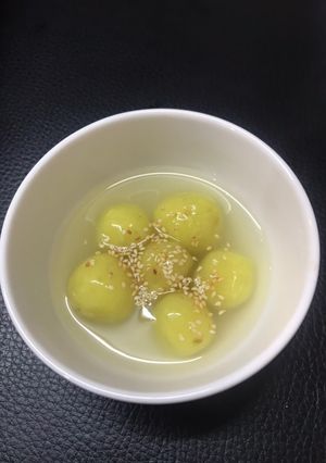 Hình của món Chè khoai lang.