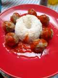 Albóndigas de pavo a la boloñesa