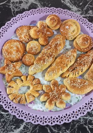عکسی از دستور نان خرمایی🥐