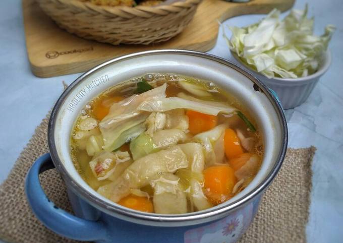 Sup Duo Sayuran dan Tetelan