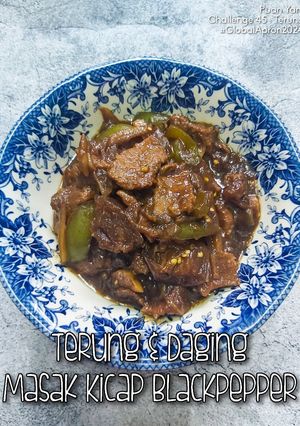 Gambar Terung & Daging Masak Kicap Blackpepper