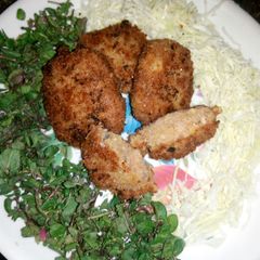 A picture of Rice kabab (left over rice).