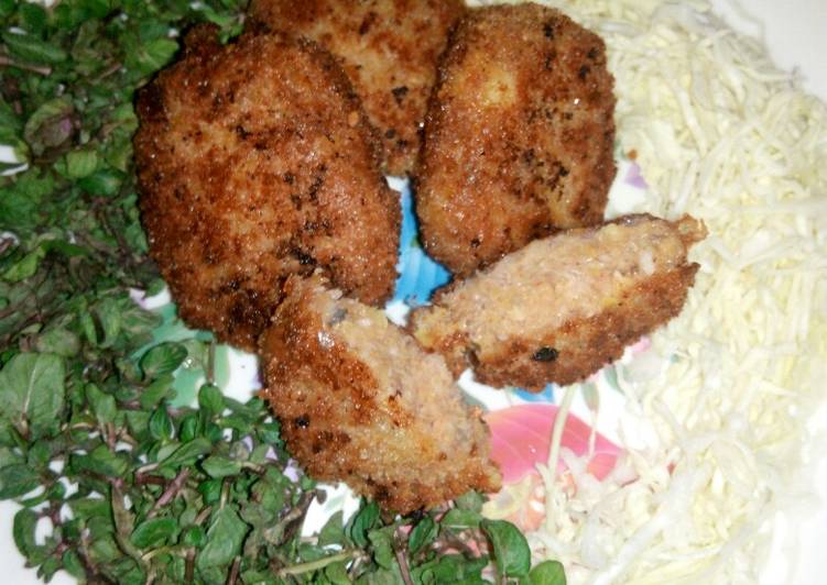 Simple Way to Make Homemade Rice kabab (left over rice)