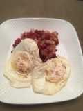 Corned Beef Hash with Eggs Over Easy
