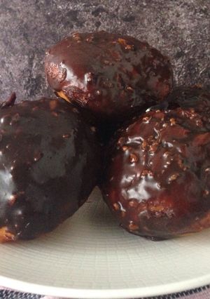 Foto resep Donat Kentang Dengan Topping Choco Chese Coffee (Donatnya Empuk Sampe Besok & Topingnya Enak Banget😍😍😍)