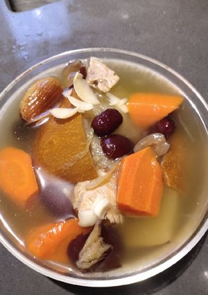 A picture of Brown Cucumber Soup.