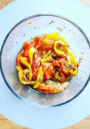 Une photo de Les Poivrons à l huile