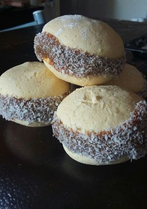 Una foto de Alfajores de maicena libres de gluten