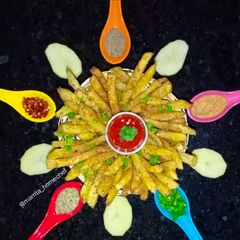 A picture of Masala French Fries.