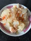 Tumis Lobak dan Udang ala Saya